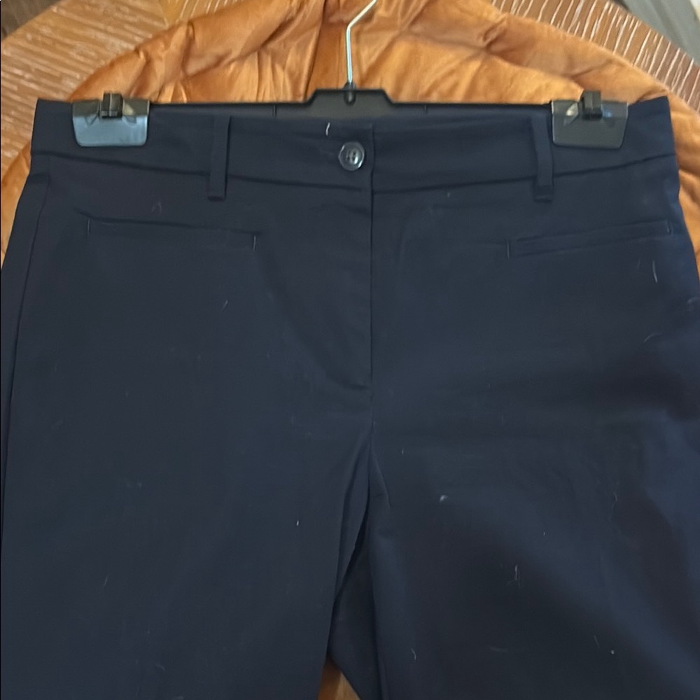 ANN TAYLOR Navy Ankle Length Trousers